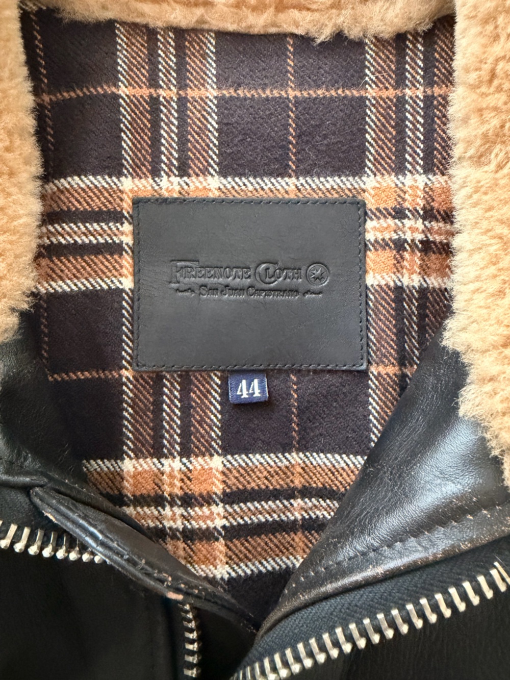 Freenote Cloth Leather Aviator Jacket - Picture 7 of 8